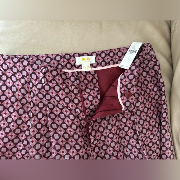 Anthro The Avery Pleated Wide-Leg Trousers by Maeve: Sheer Silk Edition - Picture 9 of 16